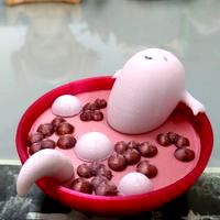 Red bean soup Mochi