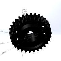 gear 38 teeth (gear 38 teeth)