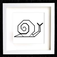 Customizable Origami Snail