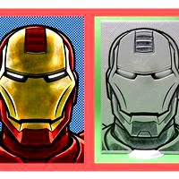 IRONMAN 3D DRAWING