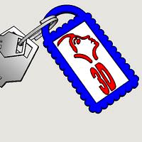 Keychain stamp
