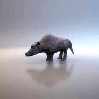 Boar - low poly