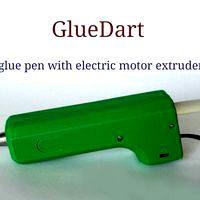 GlueDart. Glue pen with motor extruder case.