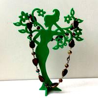 Girl - Spring. Stand for jewelry.