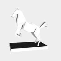 Horse low poly