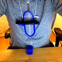 Phone holder freehand: Ego shot movie maker for presenting printed items