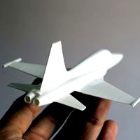 Easy to print F5 Tiger aircraft scale model 1/64
