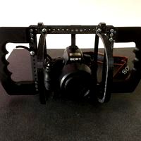 Protective cage for cage modular DSLR
