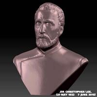 Sir Christoper Lee Memorial Bust (1922 - 2015)
