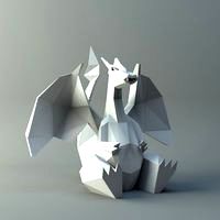 Charizard Low-Poly Pokemon