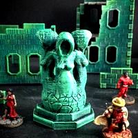 Arcane Statue: The Hooded Sisters (15mm scale)
