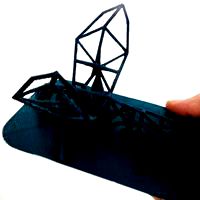 Swallow in Wireframe - active supports