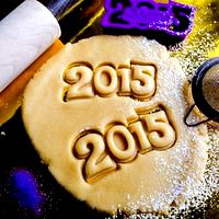 New Year 2015 Cookie Cutter