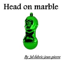 Head on Marble