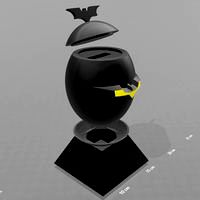 Piggy bank "batman egg"
