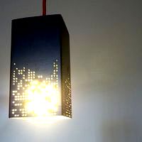 Geometric shade for Ikea shade base