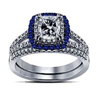 Jewelry 3D Cad Model Of Beautiful Bridal Ring Set