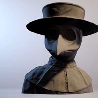 Plague Doctor bust