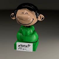Bust of GASTON LAGAFFE of Franquin