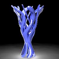 wild textured vase
