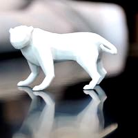 Low poly panther