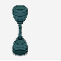 Timy the hourglass for brushing children's teeth