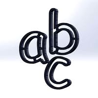 TAKE PIECE LETTER SMALL