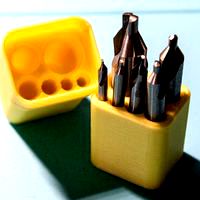 Drillpro center drill countersink set compartment