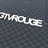 GTVROUGE PERSONALIZABLE KEY CHAIN