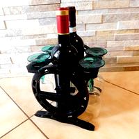 Wine bar cabinet