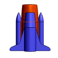 Space Shuttle Pen Stand