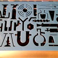 Chemistry Stencil