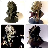 Predator Bust Sculpt (HD)