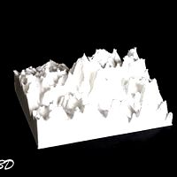 3D Map - Everest, Himalayas