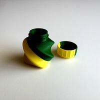 Twisted Bottle &amp; Screw Cup (Dual Extrusion / 2 Color)