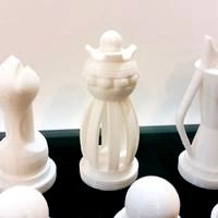 Chess Set - Round vs Blocky