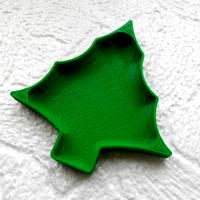 Christmas tree plate.