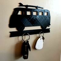 VW Bus Key Rack