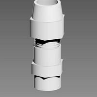 Boba Fett ROTJ Gauntlet hose connector