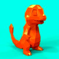 LOW-POLY CHARMANDER A NEW VERSION