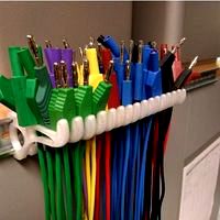 wire holder for DIN rails