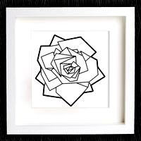Customizable Origami Rose