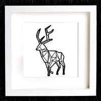 Customizable Origami Deer No. 2