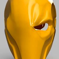 Deathstroke mask Arkham Origins with Back Piece