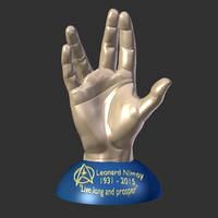 Leonard Nimoy Memorial Print.
