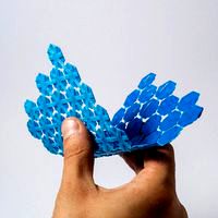 Flexible hexagonal mesh