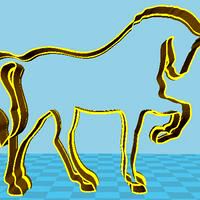 Horse cookie cutter