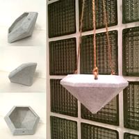 Diamond Hanging Planter