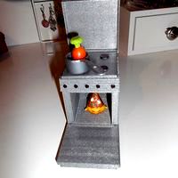 Oven / Gas stove for Shopkins or dollhouse