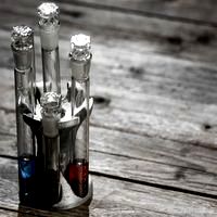 Test tube stand for up to 7 normal sized test tubes